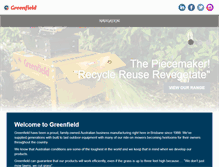 Tablet Screenshot of greenfield.com.au