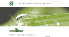 Desktop Screenshot of greenfield.de