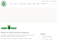 Tablet Screenshot of greenfield.de